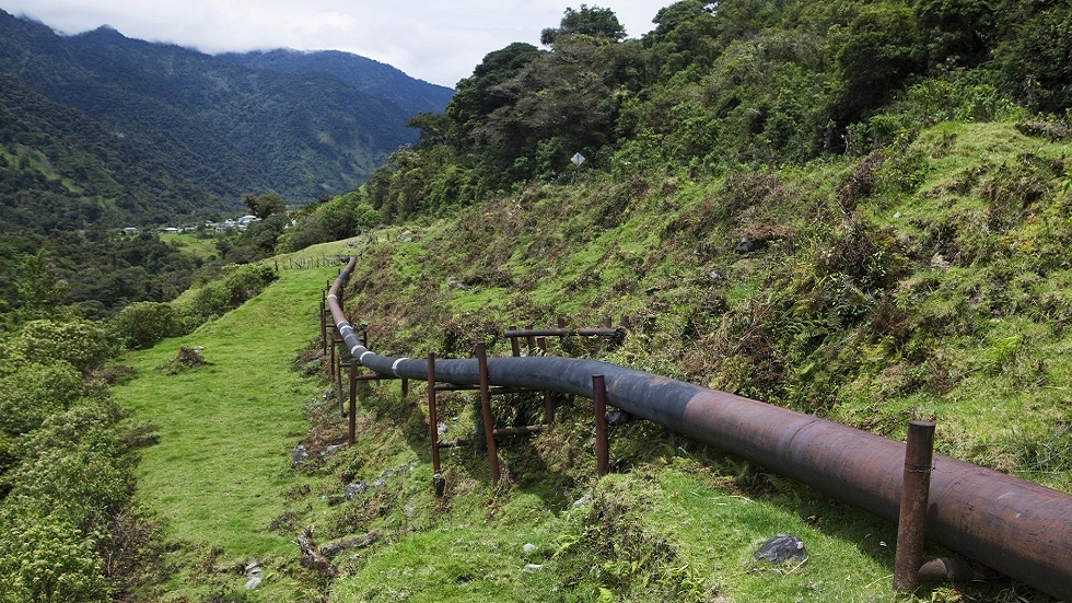 خط أنابيب النفط SOTE العابر للإكوادور (صورة أرشيفية)