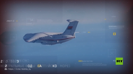 شاهد.. مقاتلات الناتو ترافق طائرة بيلاروسية فوق بحر البلطيق