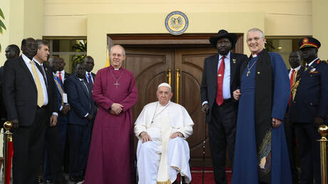 بابا الفاتيكان في جنوب السودان من أجل الدعوة للسلام