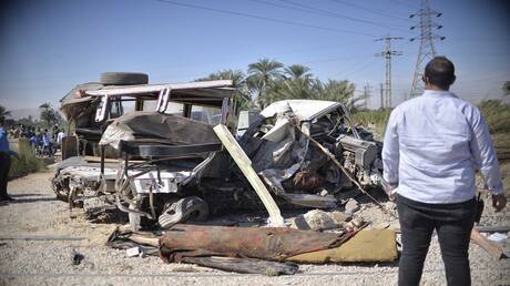 مصر.. مصرع 6 أشخاص وإصابة 17 آخرين جراء حادث سير (صورة)