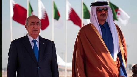 الرئيس الجزائري يتلقى رسالة خطية من  أمير دولة قطر