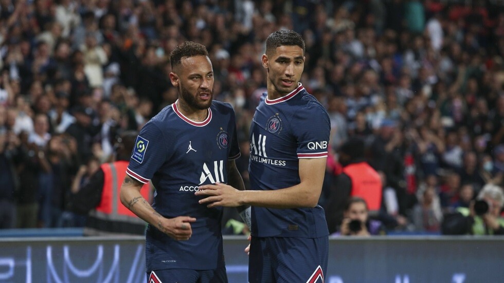 باريس سان جيرمان يصدر بيانا حول نيمار وأشرف حكيمي