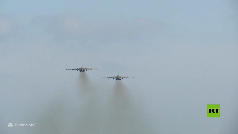 مقاتلات "سو-25" الروسية تهاجم مواقع عسكرية أوكرانية