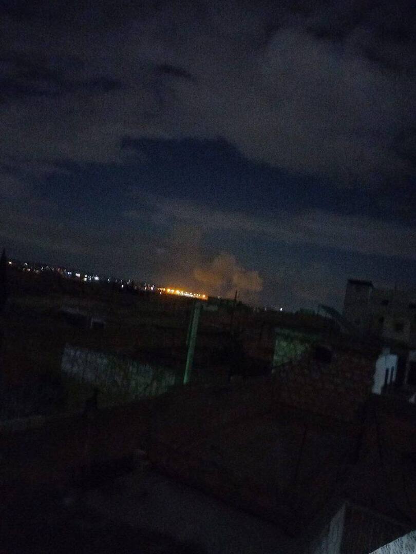 التلفزيون السوري: عدوان إسرائيلي يستهدف محيط مطار حلب (صور)