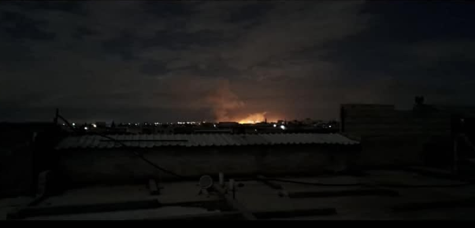 التلفزيون السوري: عدوان إسرائيلي يستهدف محيط مطار حلب (صور)