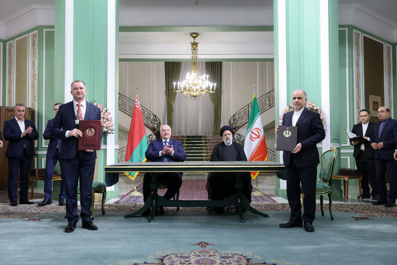 توقيع اتفاقيات خلال زيارة لوكاشينكو إلى طهران