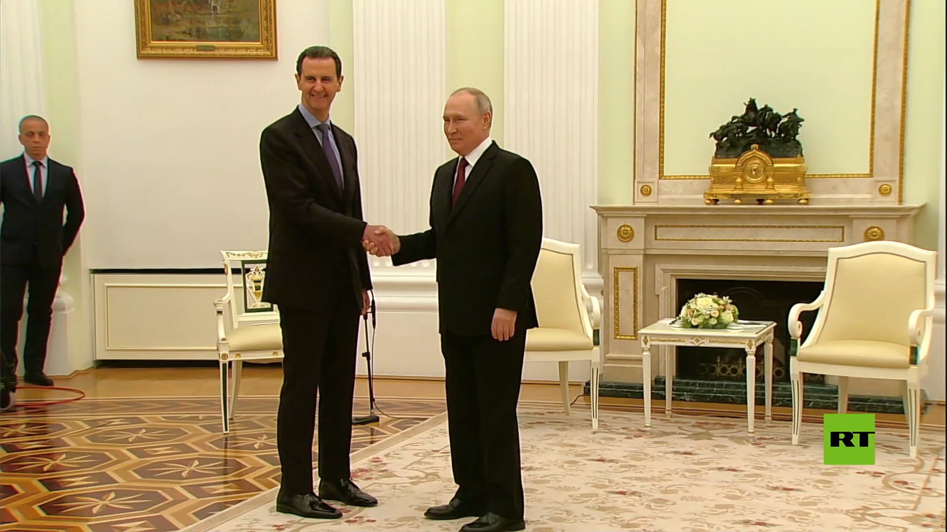 بوتين يستقبل بشار الأسد في الكرملين