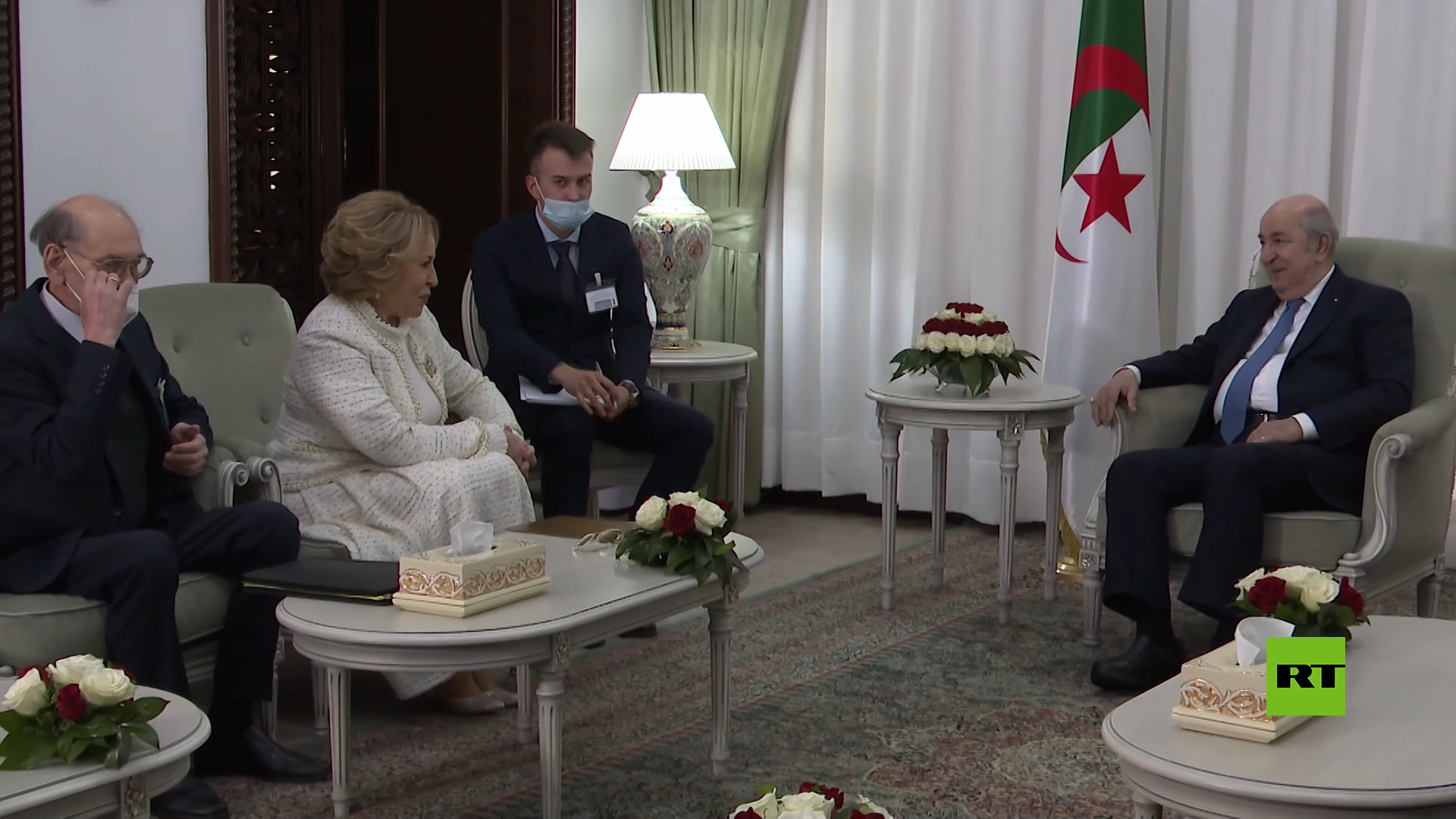 الجزائر.. الرئيس تبون يستقبل ماتفيينكو رئيسة مجلس الفدرالية الروسي