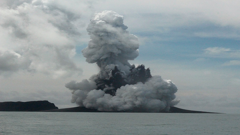 ثوران بركان هونغا تونغا