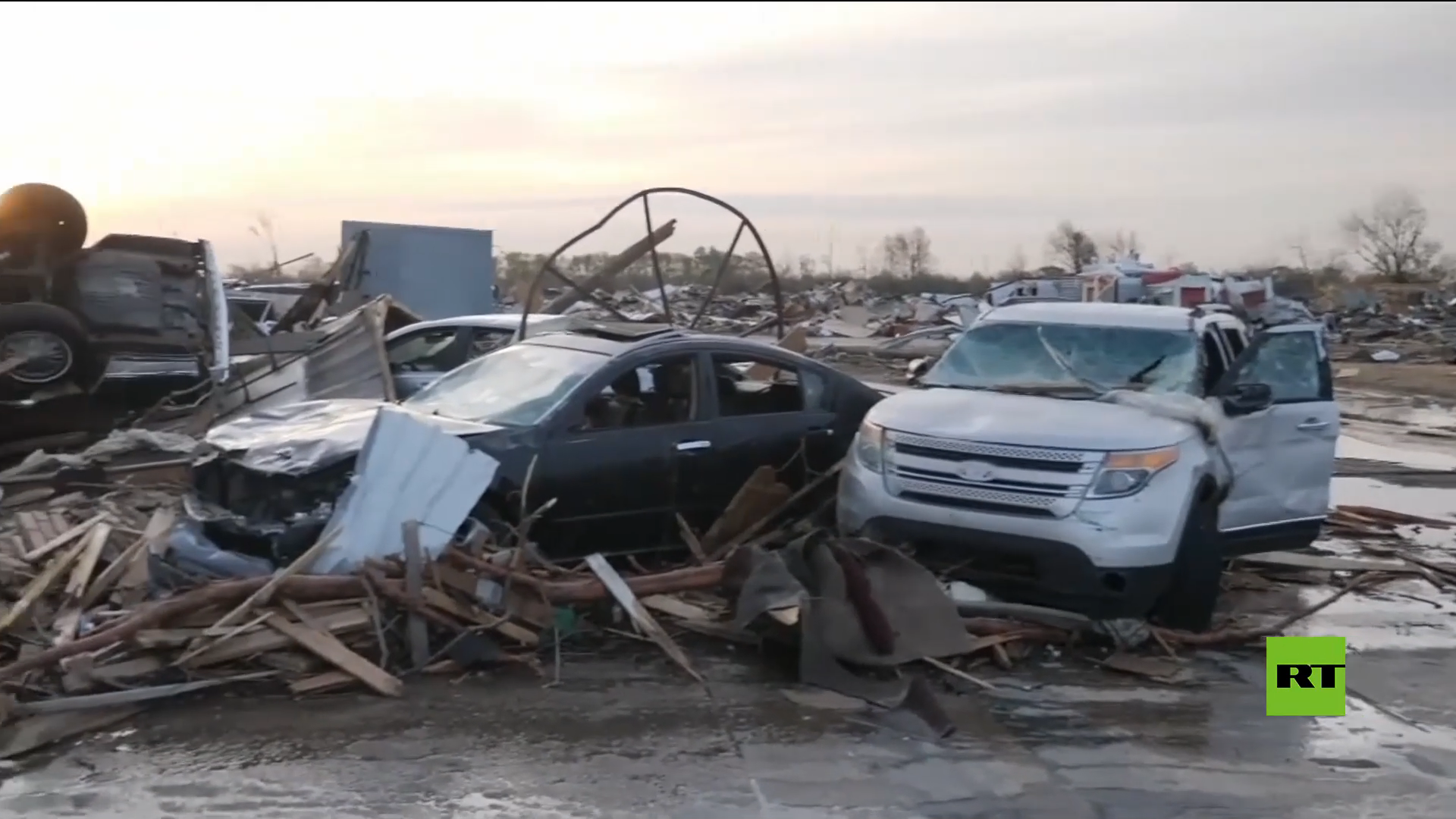 مقاطع فيديو جديدة تظهر آثار الإعصار في ولاية ميسيسيبي الأمريكية