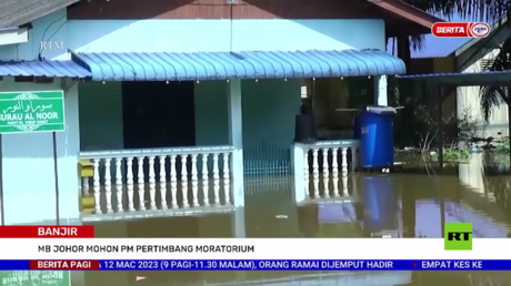 بالفيديو.. فيضانات عارمة في ماليزيا