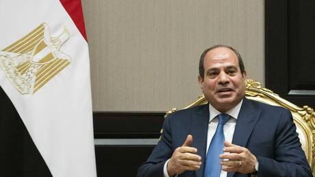 الرئيس المصري عبد الفتاح السيسي يستقبل وفدا روسيا رفيع المستوى