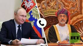 أول اتصال بين الرئيس الروسي وسلطان عمان منذ إقامة العلاقات الدبلوماسية بين البلدين