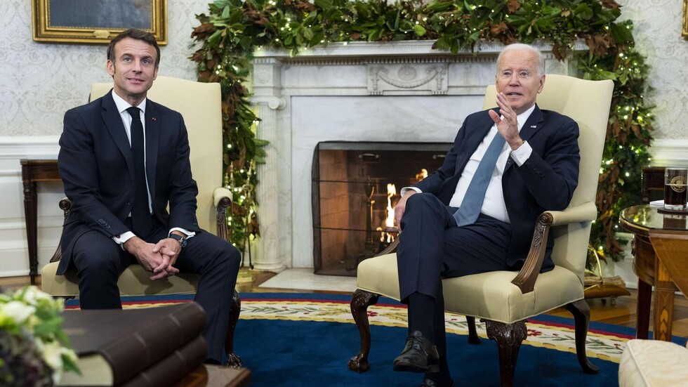 ماكرون وبايدن يأملان بأن تساعد الصين في تسريع جهود السلام في أوكرانيا
