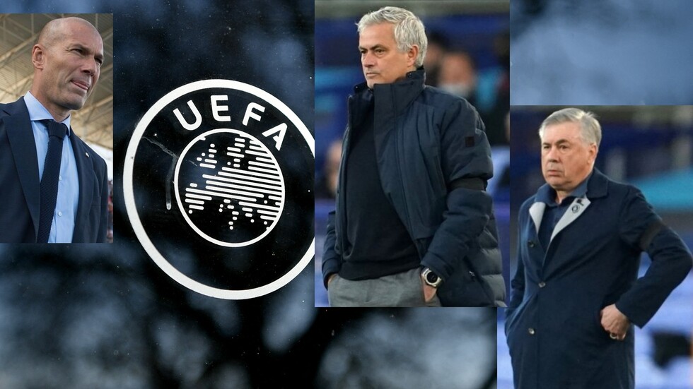 زيدان ومورينيو وأنشيلوتي في 