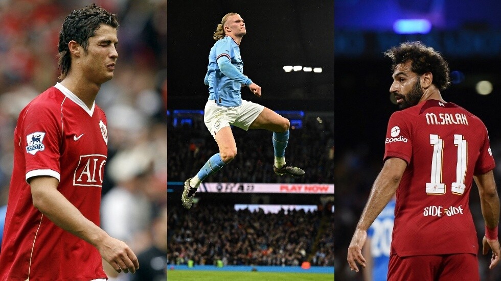 "المدمر" هالاند يحطم رقم رونالدو.. وغوارديولا يحرمه من كسر رقم صلاح