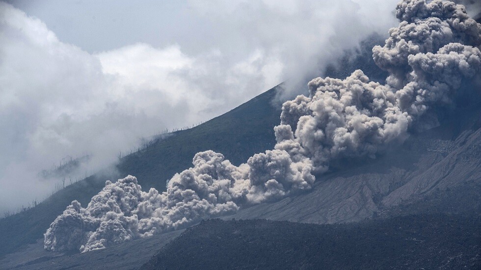 ثوران بركان إيبيكو في جزر الكوريل