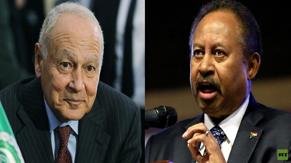 أبو الغيط يناقش أزمة السودان مع حمدوك