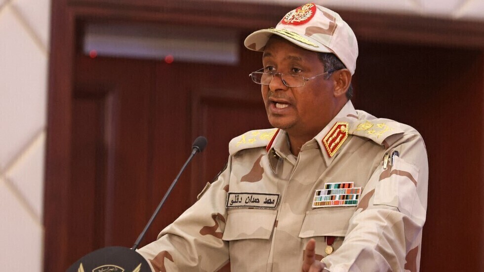 قوات الدعم السريع في السودان تصدر بيانا عقب ظهور رسائل على موقعها الرسمي تتحدث عن "وفاة دقلو"