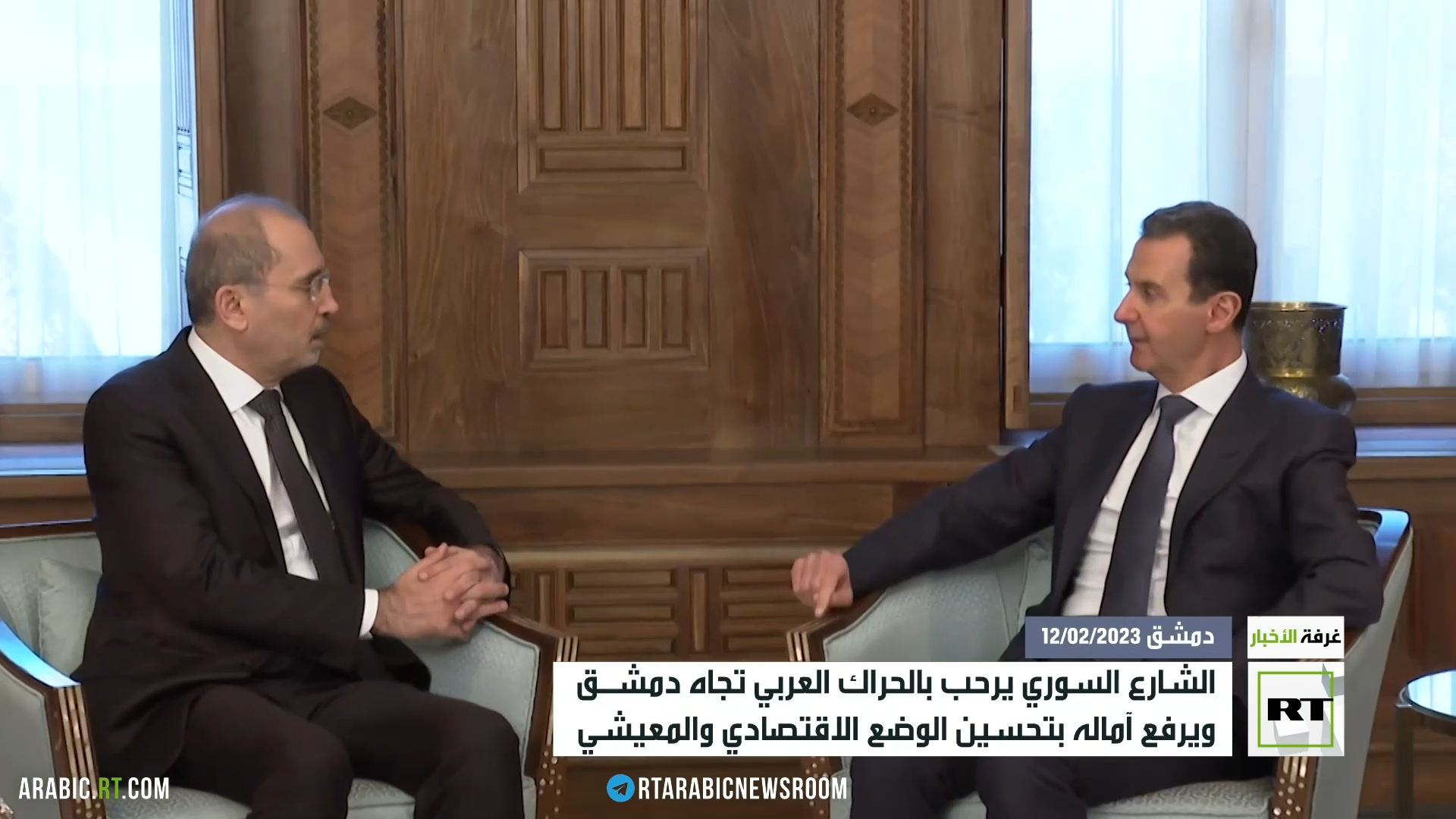 الشارع السوري يرحب بالحراك العربي تجاه دمشق