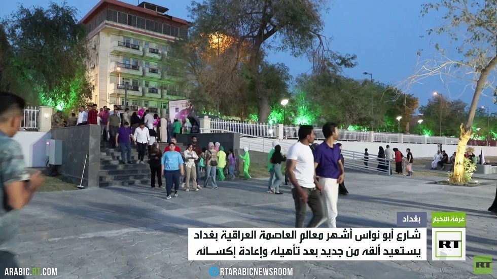 شارع أبو نواس في بغداد يستعيد الحياة
