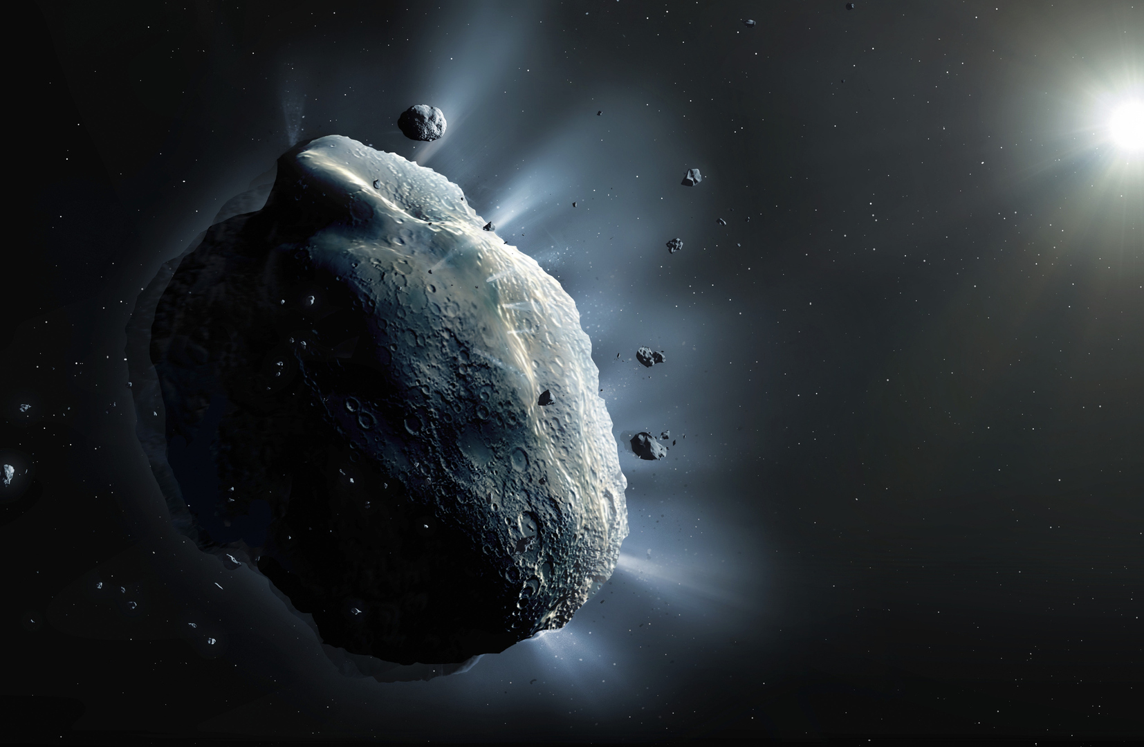 كويكب غامض قريب من الأرض يصبح أكثر غرابة بعد اكتشاف ذيل له