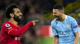 محرز وصلاح وجها لوجه في مواجهة