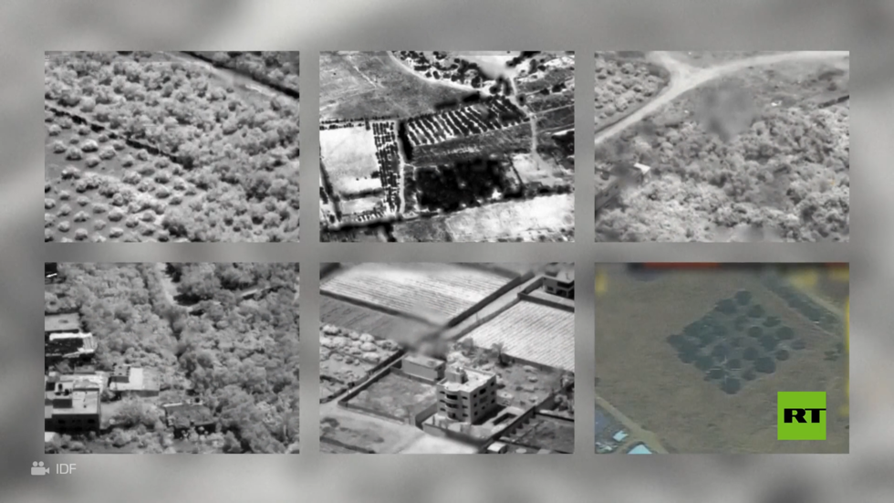 مشاهد توثق غارات إسرائيلية على "مواقع إطلاق الصواريخ في غزة"