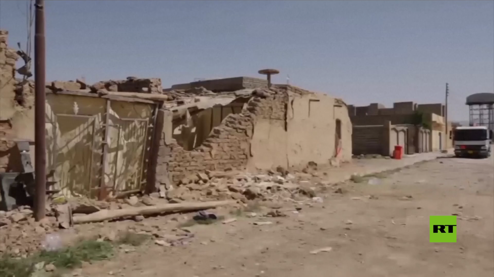 مشاهد من موقع في سنجار تعرض لقصف طائرات مسيرة