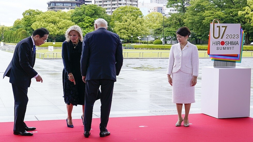 عثرة بايدن في هيروشيما