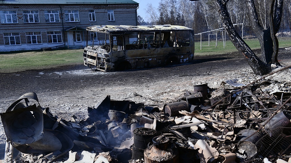 ارتفاع حصيلة قتلى الحرائق في كورغان الروسية إلى 6 أشخاص