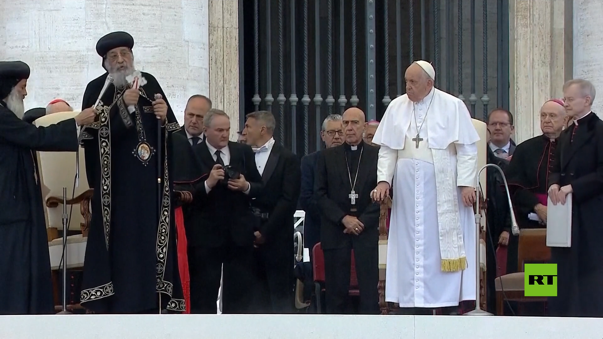 البابا فرنسيس يستقبل بابا الأقباط تواضروس الثاني في الفاتيكان