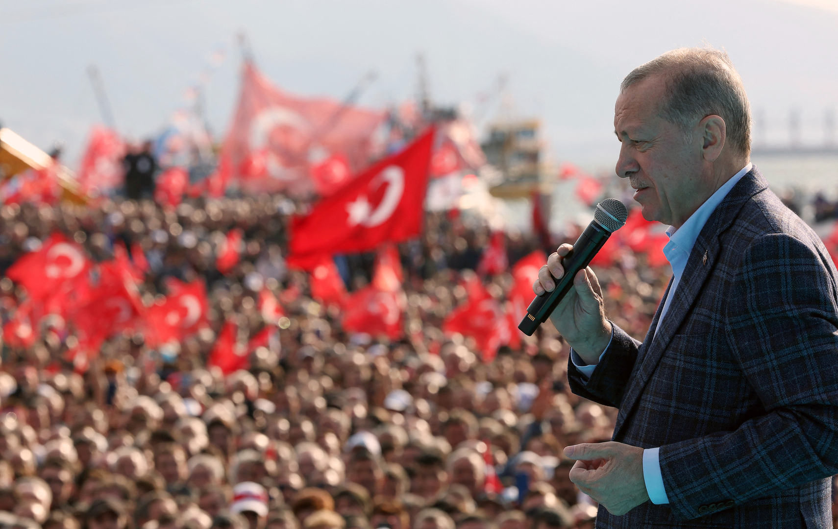 أول تعليق لأردوغان بعد إغلاق صناديق الاقتراع في انتخابات الرئاسة التركية