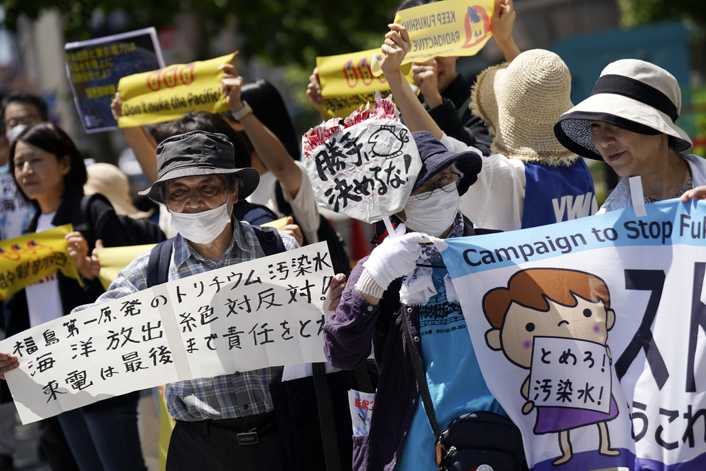احتجاجات في اليابان على خطة إطلاق مياه مشعة من منشأة فوكوشيما