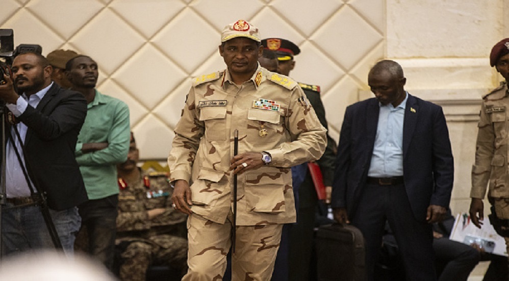 مكتب الرئيس سلفاكير: حميدتي يوافق على وقف إطلاق النار في السودان