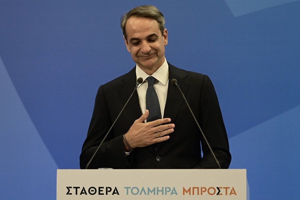 رئيس وزراء اليونان كيرياكوس ميتسوتاكيس