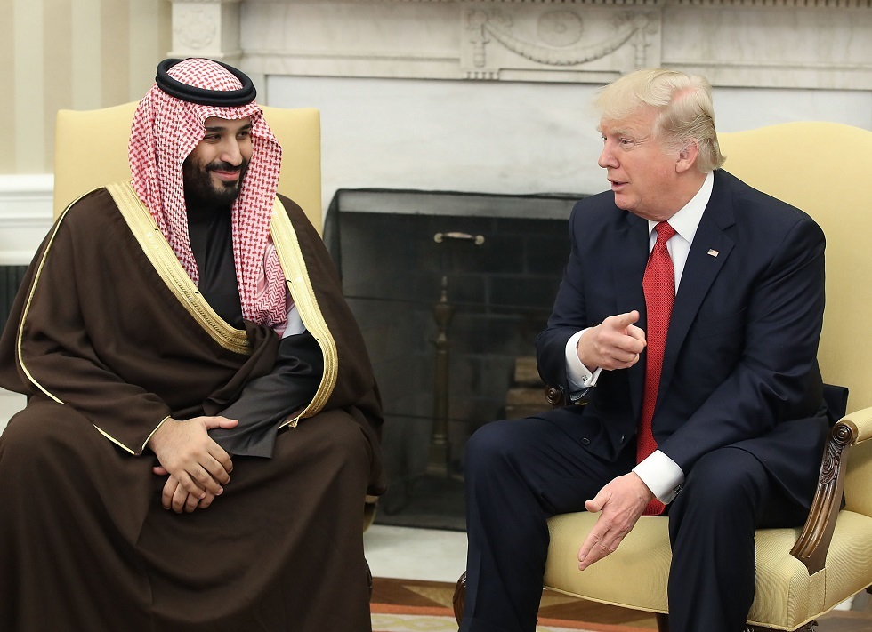 الرئيس الأمريكي السابق دونالد ترامب وولي العهد السعودي محمد بن سلمان