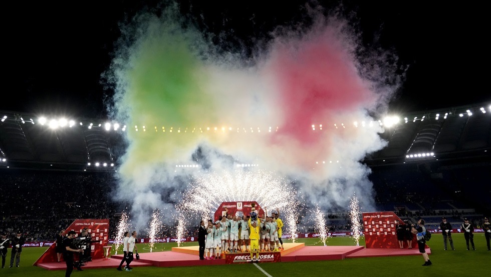 إنتر ميلان يتوج بكأس إيطاليا (فيديو)
