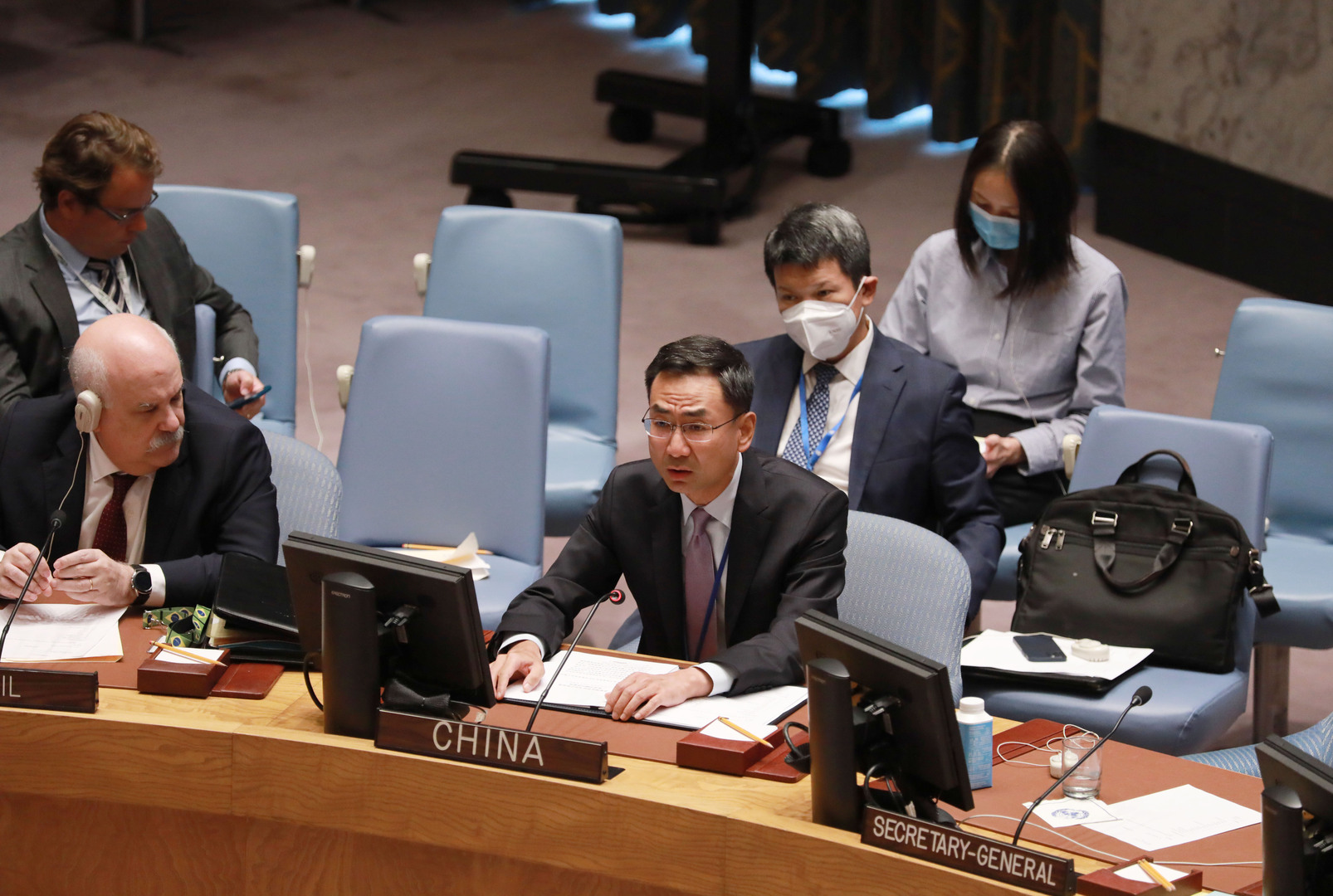 نائب المندوب الصيني لدى الأمم المتحدة، قنغ شوانغ