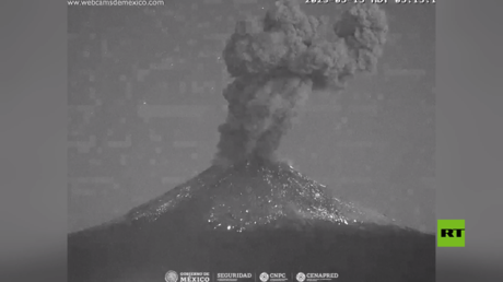 بالفيديو.. بركان بوبوكاتبتبيل في المكسيك يستيقظ مجددا