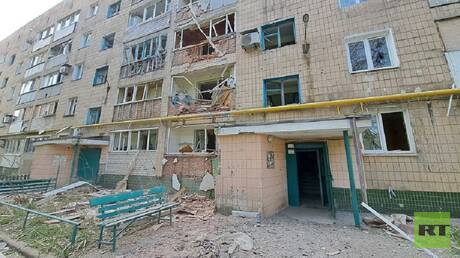 فيديو لآثار قصف قوات كييف الانتقامي لدونيتسك بعد خسارتها باخموت