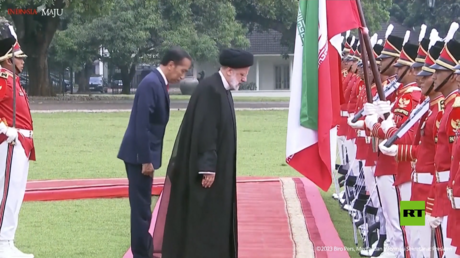 استقبال حار للرئيس الإيراني في إندونيسيا