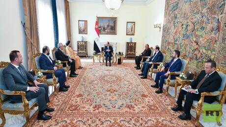 السيسي يستقبل رئيس تيار الحكمة العراقي عمار الحكيم (صور)