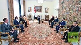 السيسي يستقبل رئيس تيار الحكمة العراقي عمار الحكيم (صور)