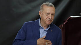 خطاب الرئيس التركي رجب طيب أردوغان في اسطنبول بعد فوزه بانتخابات الرئاسة لولاية ثالثة
