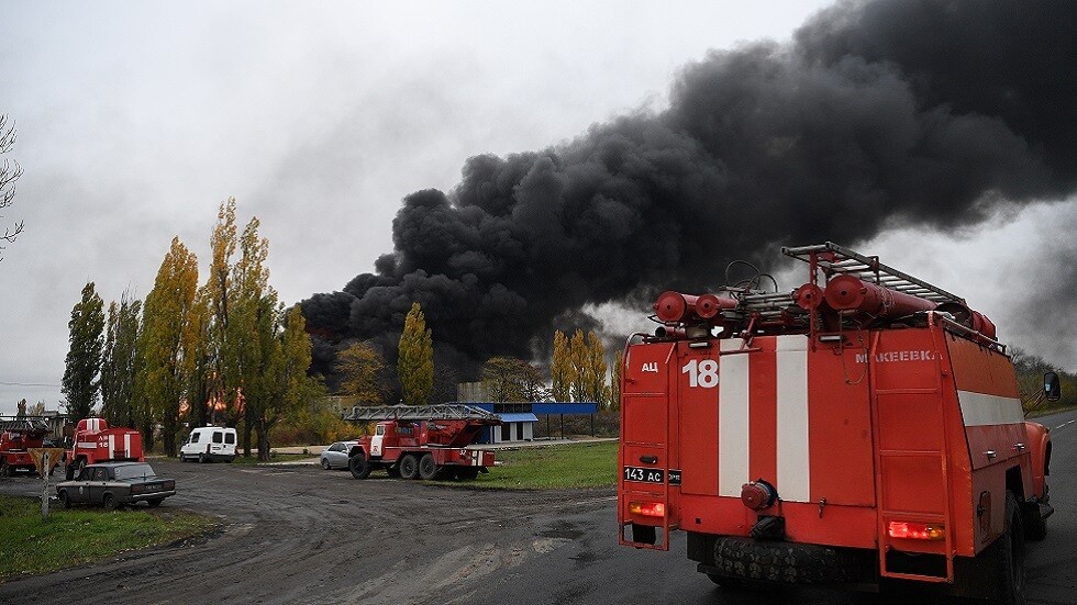 حريق في منشأة للطاقة في بيلغورود الروسية