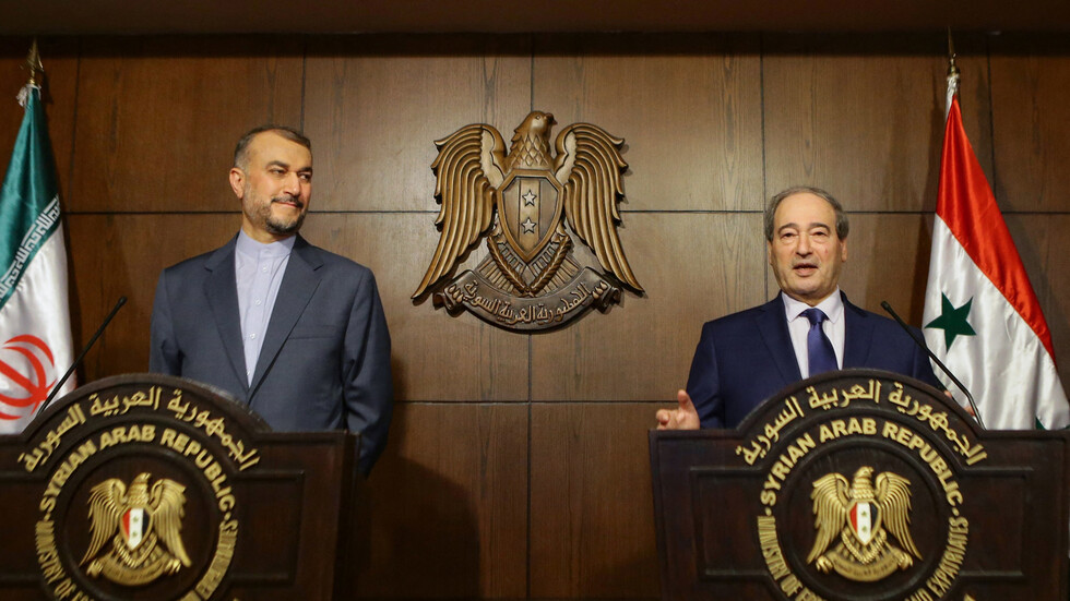 وزيرا خارجية إيران وسوريا يناقشان أهم التطورات العربية