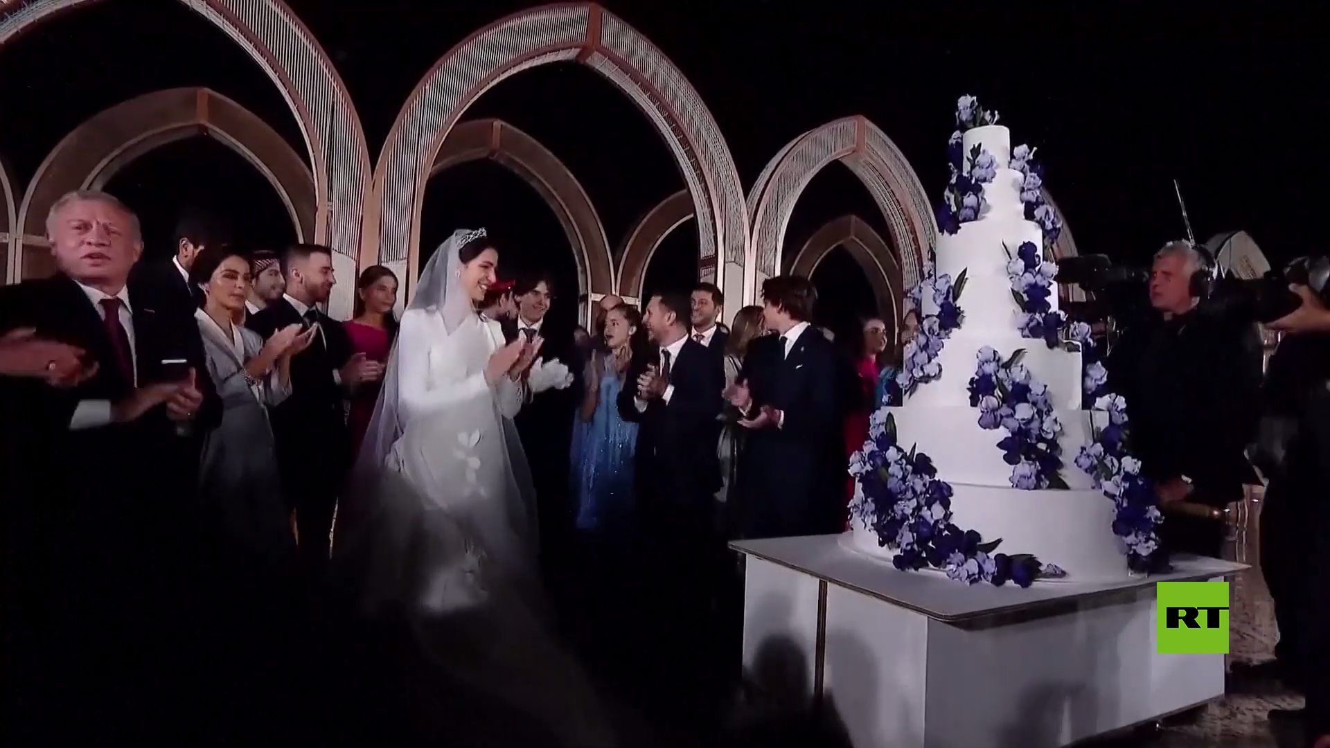 مشاهد من حفل الزواج الملكي في العاصمة الأردنية عمان