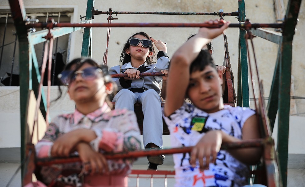 أطفال يحتفلون في عيد الفطر - العراق.