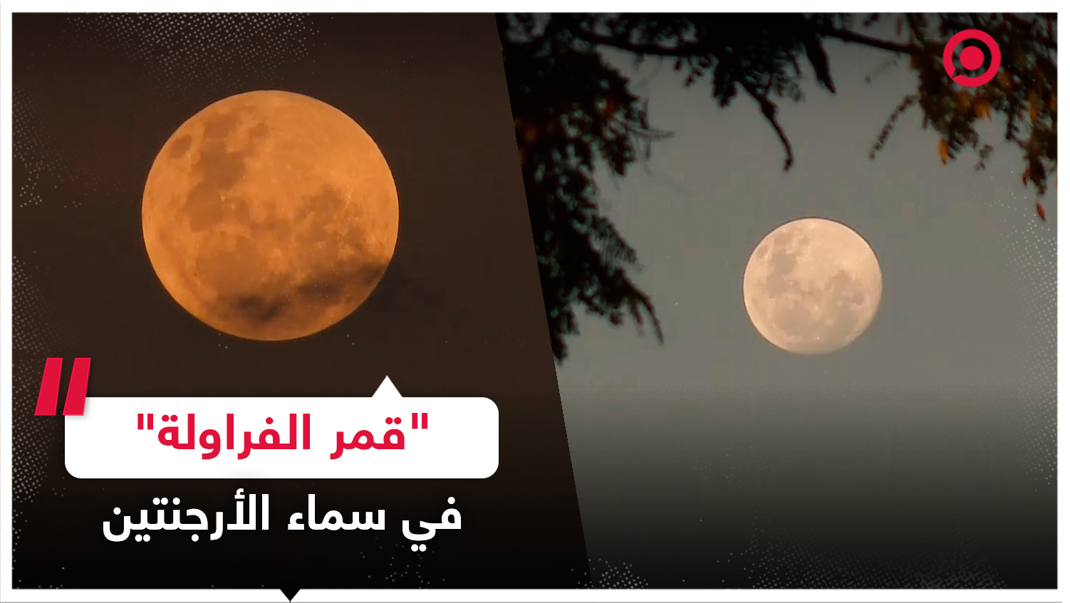 #الأرجنتين #بوساداس #القمر #القمر_الفراولة